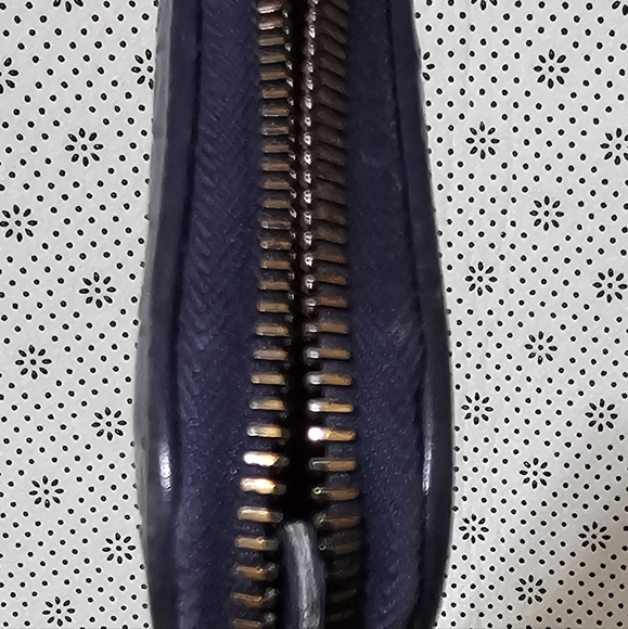 Bottega Blue Leather Wallet - Picture 8 of 12